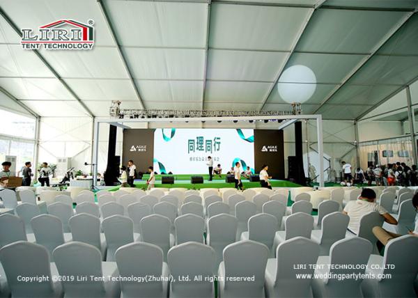 Durable Outdoor Event Tents Clear Span Double Coat PVC Fabric Cover