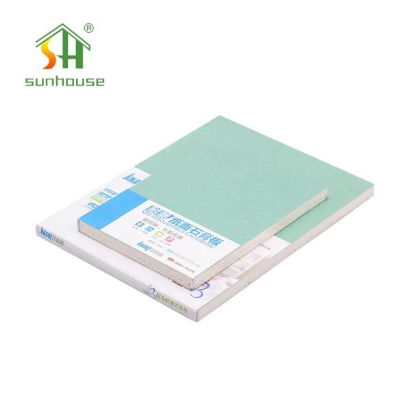 Tabla de yeso ignífugo 1220x2440mm 12mm para tejas de techo