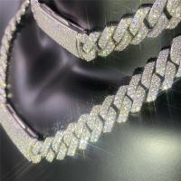O costume sem falhas das correntes de Moissanite Hip Hop carimbou o americano Diamond Necklace