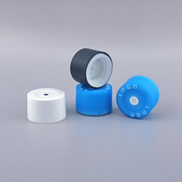 Customized PET Cosmetic Bottles Blue / Black Cosmetic Empty Bottles