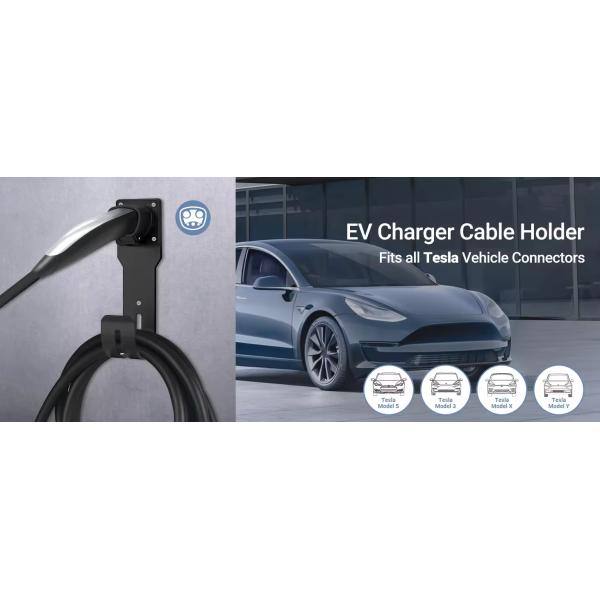 Организатор зарядного кабеля Tesla Зарядное устройство Tesla с слотом для зарядки
