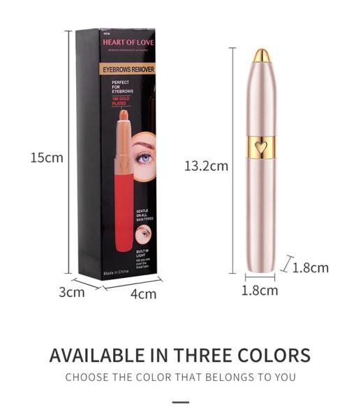 High Quality Mini Eye Brow Trimmer Electric Eyebrow Epilator For Lady Rechargeable Lady Remover Hair Razor