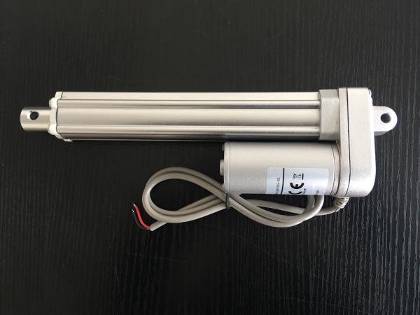 Small linear actuator for snow plough, 75mm stroke, 600N load, IP65, 12 volt linear actuator electric