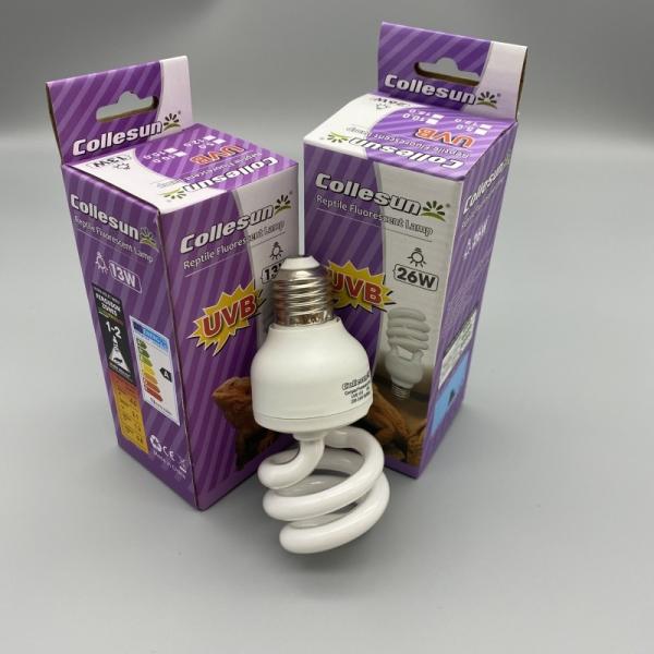 Uva And Uvb Bulb Reptile Light 13W CFL Mini Compact Fluorescent Bulb