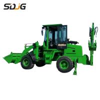 chargeur remorquable de terrassement de la pelle rétro 0.5m3, petit Digger Loader Machinery