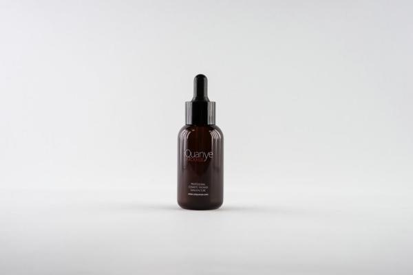 Fechamento Amber Cosmetic Bottles do pulverizador, garrafa plástica do conta-gotas dos cuidados pessoais