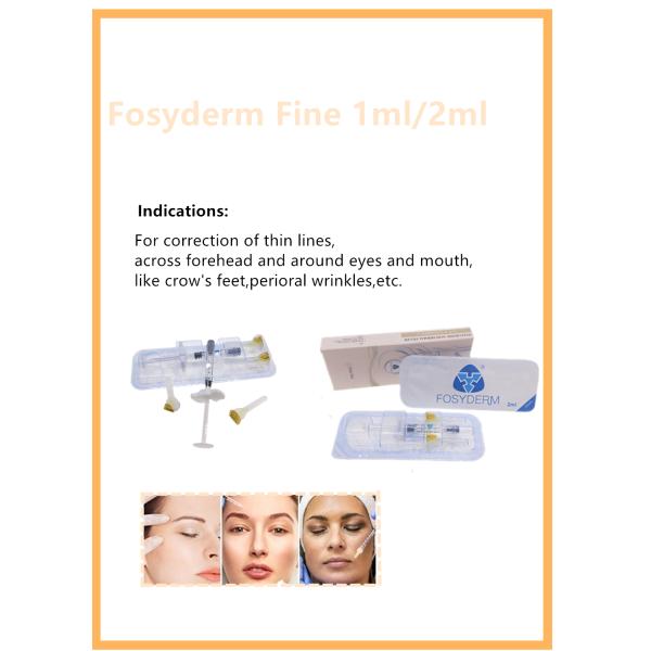 Крест Фосйдерм соединил кислоту тонкой линии заполнителя 2мл ХА Хялуроник для морщинок глаза