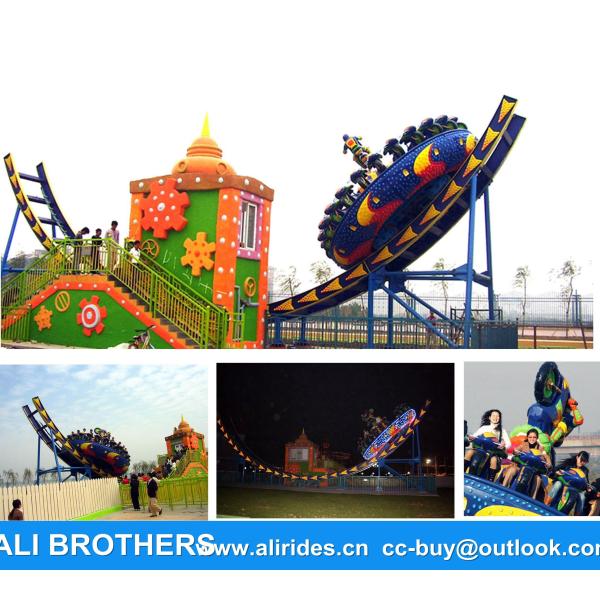 Amusement park games disco coasters ride UFO ride or flying disc, magic bowl