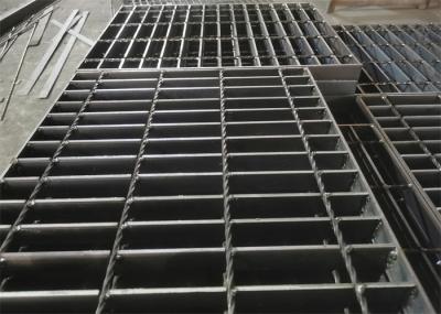 Anti Skid Low Carbon Steel Grating Plate 65x5mm For Stadium Drains