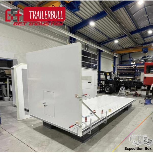 4.6m  Expedition Truck Body for Motorhome and Flatbed Trucks with Standard Cuboid Design