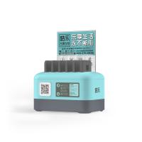 Quiosque de carregamento 12 do telefone celular verde dos portos 100000mah para a cafetaria