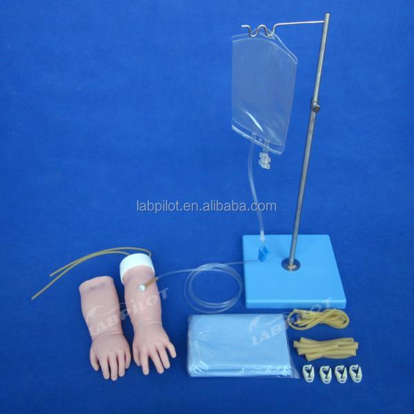 Medical Science Subject Portable Venipuncture Training Arm Model with Replaceable Skin