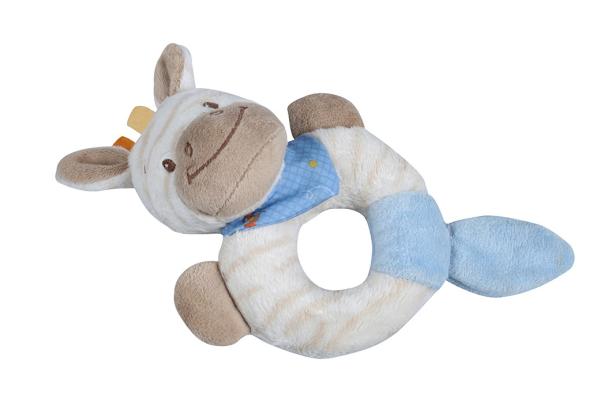 Handheld Newborn Plush Toys Delicately Stuffed Material Soft Feeling