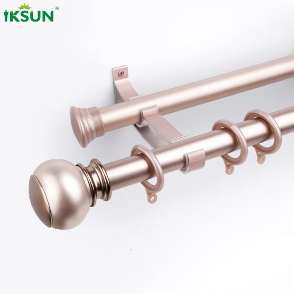 New Design Classical Roman Rod Hanging Decorative Curtain Rod  For Curtain Accessories