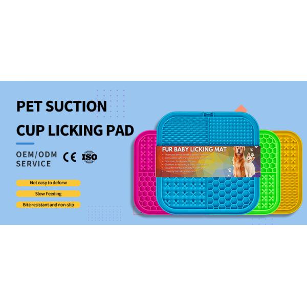 Slow Feeder Licking Pad Silicone Dog Lick Mat for Pets Stocked Not Applicable Voltage