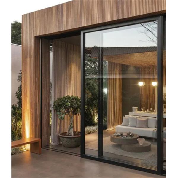 Ультраузкие алюминиевые раздвижные двери с теплоизоляционным коэффициентом K ≤2.1