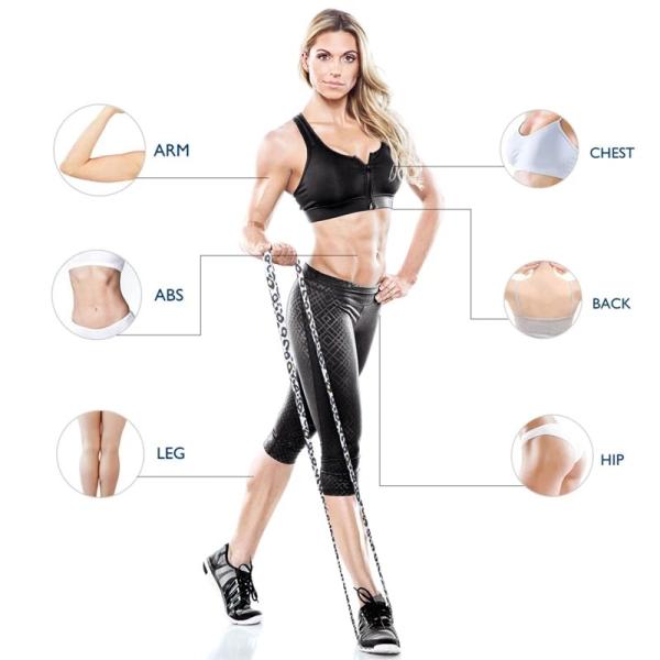 Leopard Print Workout Exercise Booty 208cm Resistance Bands Set For Pilates Sport Crossfit  Fitness Training