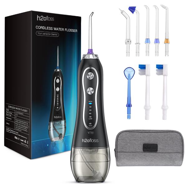Convenient USB Charged Portable Water Jet Flosser Waterproof IPX7 ABS Material