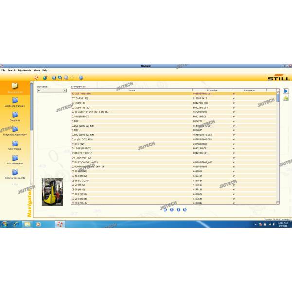 Погрузчик для погрузчиков Still Incado Box Диагностический комплект для погрузчиков STEDS Navigator Погрузчик для погрузчиков Диагностический инструмент STILL Canbox Scanner Too