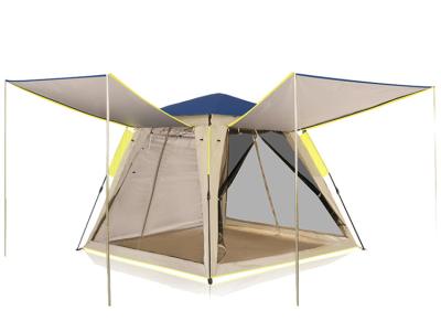 Three Doors Outdoor Camping Tent 3 4 Men Capacity For Out Instant Hiking