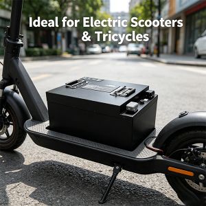 60V 75Ah LiFePO4 Battery Pack for Electric Bicycles/Scooters 80A BMS UN38.3 CE Certified 1500 Cycles 0-55 Operating Temp