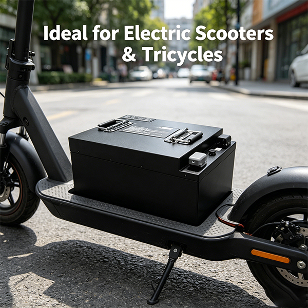 Electric Tricycle Battery 60V 75Ah Lithium Ion Battery Pack Ebike Electric Motorcycle Battery