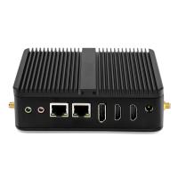 Caixa totalmente de alumínio sem ventilador PC Touch Monitor Industrial Embedded Box Computers Intel Elkhart Lake J6412/J641