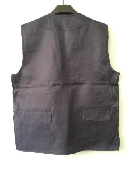 vest, mens vest in gaberdine, 100% polyester fabric, fishing vest, casual vest