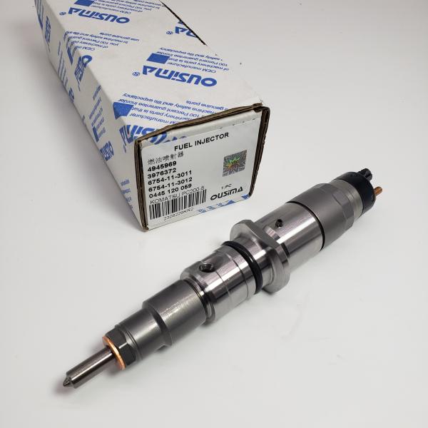 Disesel Fuel Injector 4945969 3976372 6754-11-3011 6754-11-3012 0445 120 059 For KOMATSU PC200-8 PC220-8