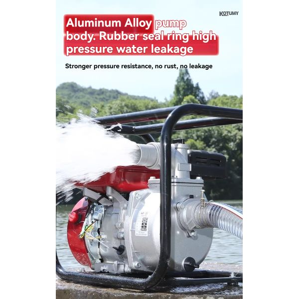 2-inch/3-cun/4-inch Self-priming Water Pump, High Head, High Flow Irrigation Pump, Gasoline Version