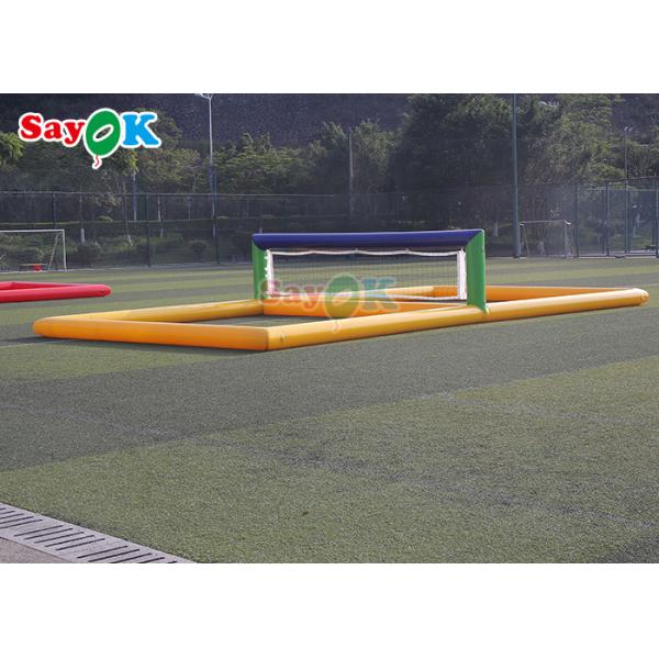 Внепроницаемый надувный бассейн для волейбола 0,9 мм ПВХ Водный волейбольный корт Взрыв Водные игрушки для спортивных водных игр