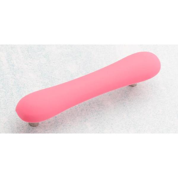 Pink Heart Kids Bedroom Knobs , PVC  Colorful Handle Rubber Cabinet Knobs Soft Plastic Furniture Handles