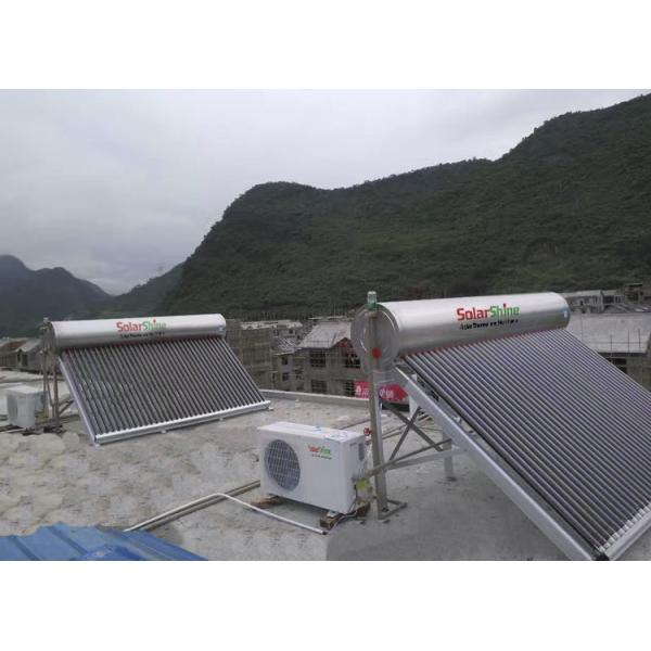 Chauffe-eau de pompe à chaleur solaire de sécurité, système actionné solaire de pompe à chaleur