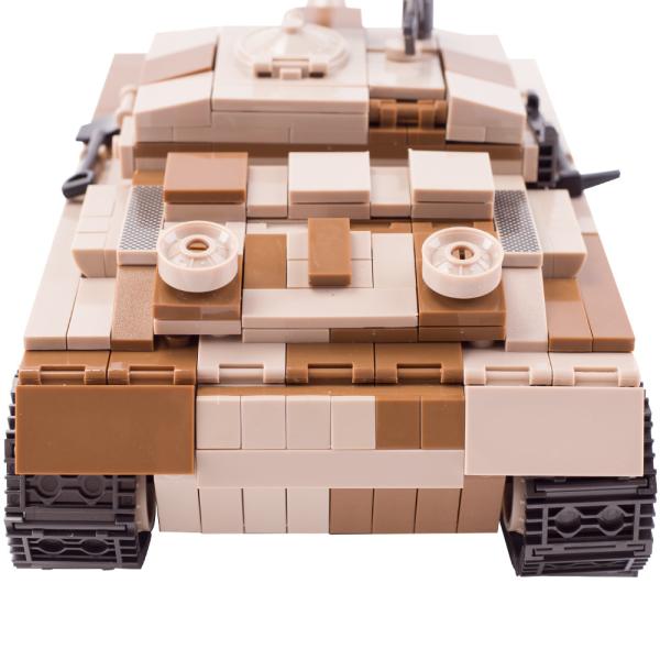 Children gifts military armor weapon German assault No.3 desert field tank building blocks toys