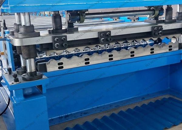 10 Ton Corrugated Sheet Forming Machine PLC Metal Roofing Sheet Roll Former