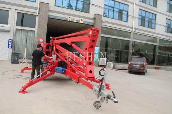 16m 200kg Hydraulic Towable Boom Lift Articulated Trailer Mounted Scissor Lift