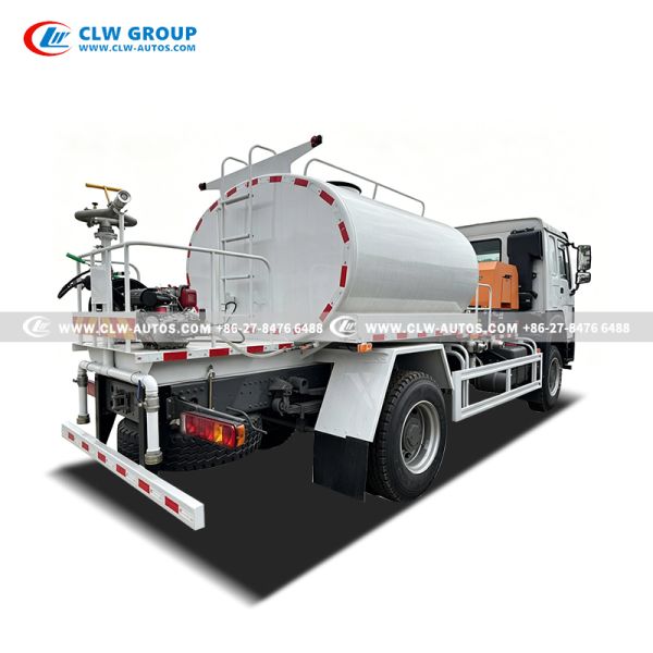 SINOTRUK HOWO 300HP High Pressure Cleaning Truck with DENAIR Air Compressor and Carbon Steel Construction