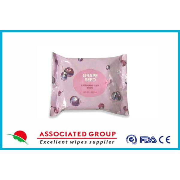 100% хлопок выдержки семени виноградины сияя очищая перевозчика макияжа обтирает