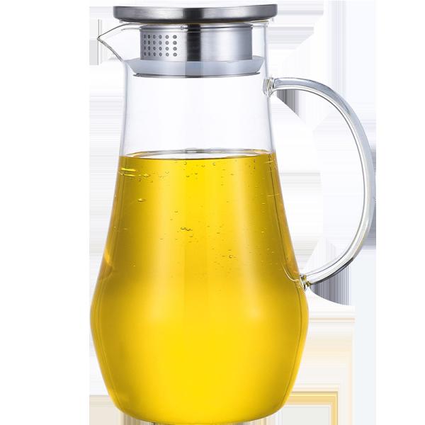 Вручите надутому 1400мл стеклянный кувшин воды прозрачный Карафе сока напитка