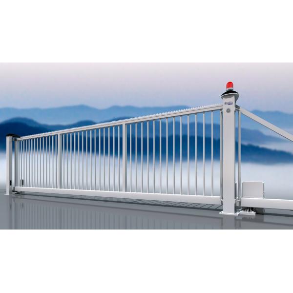 Motorized Metal Cantilever Sliding Gates , Automatic Galvanized Sliding Gate