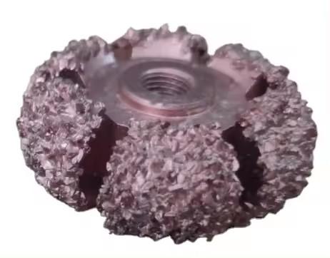 Roda de moagem de carburo de tungstênio com solda a vácuo Tamanho 50x7mm # 18 Para moagem de pneus