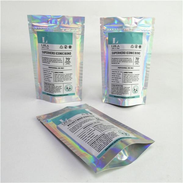 Wholesale Customized Logo Digital Printing Plastic PET Smooth Suitable Price Stand Up Pouches with Zipper