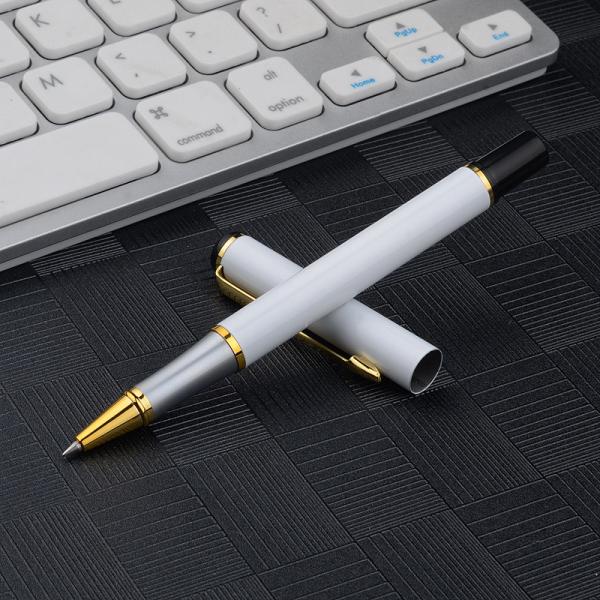 Customized Logo Luxury Metal Roller Fountain Pen for Men Heat Sensitive Erasable Ink