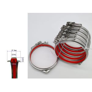 Нержавеющая сталь температуры струбцины трубы быстрого выпуска нефти нормальная пакет 304/316 коробок