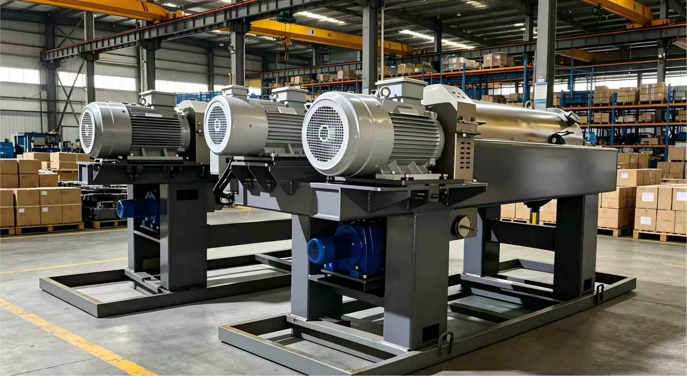 Industrial Olive Oil Decanter Centrifuge for Olive Pomace Three Phase Separation & Oil Extraction