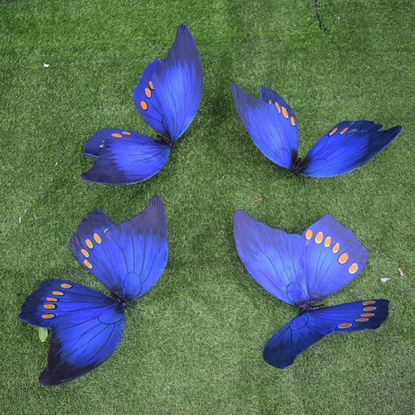 Realistic Robot Life Size Animatronic Butterfly Insect Model For Zoo Park / Museum