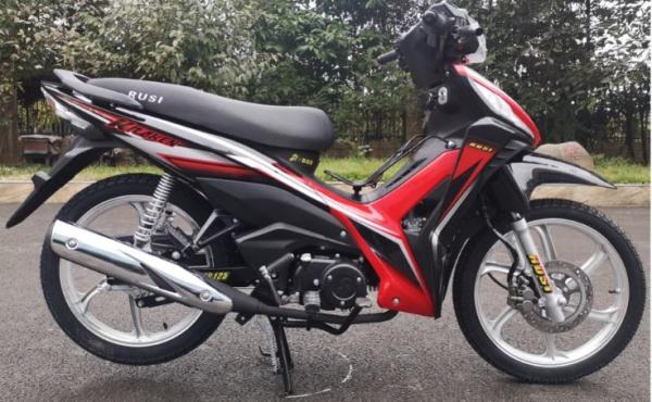 125cc Super Street Cub Motorcycle Double Clutch Air Cooling Engine Alloy Wheel