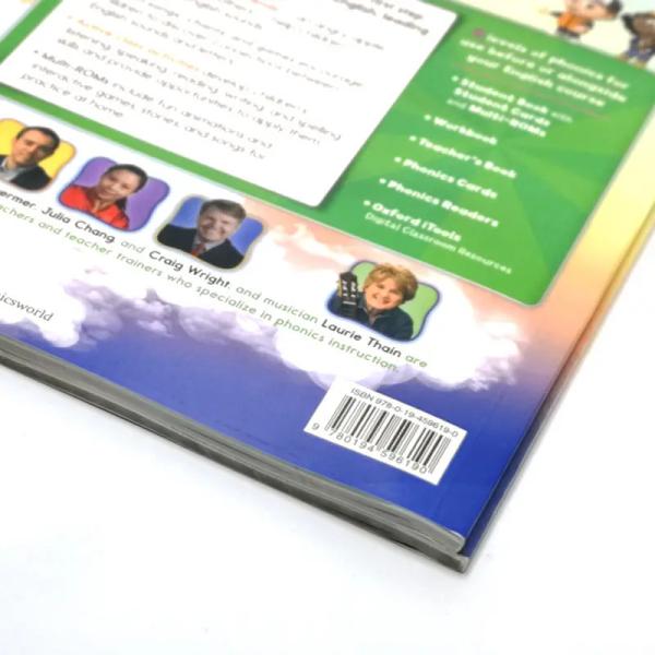 Kids Educational Book Printing Thermoplastic Binding Textbook Printing Service