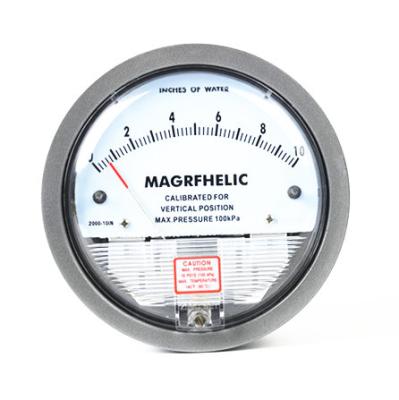 Anti Impact ABS Diaphragm Differential Pressure Gauge