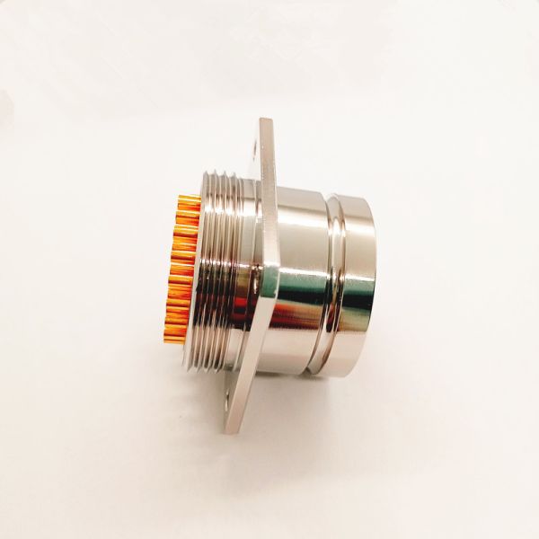 Y27A Series Y27A-2455ZJ4B1M Square Flange-mounted Rubber-sealed Socket Connector 
